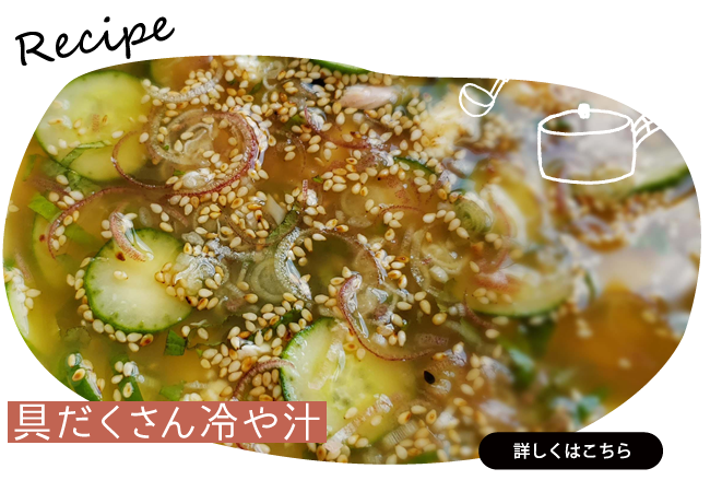 具だくさん冷や汁