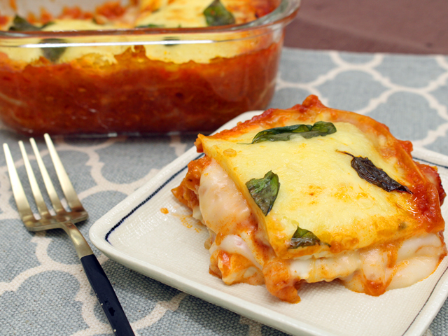 柿のラザニア風